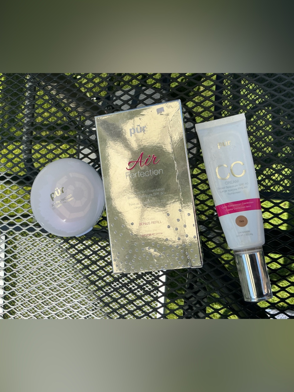 Pur Air Perfection CC FOUNDATION & CC CREAM DARK Shade, SPF, DISCONTINUED